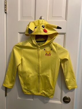 jumping beans Yellow Pikachu Zip Hoodie for Kids